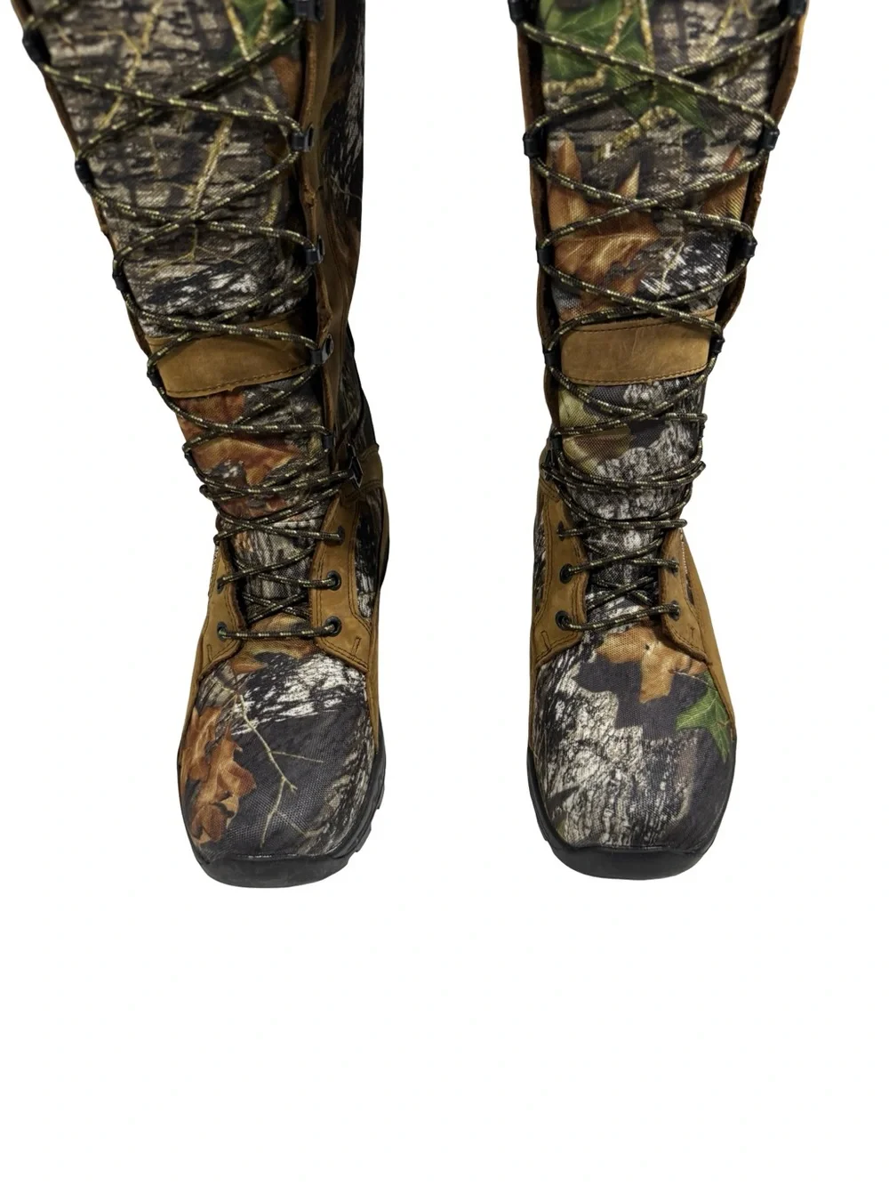 Rocky 16” Pro Lite Snake Boots Mossy Camo Hunting Waterproof Tactical Mens 9 USA